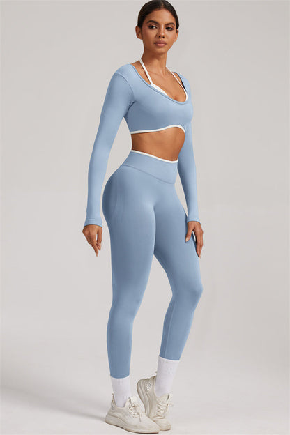 The Elevate Long Sleeve Crop top