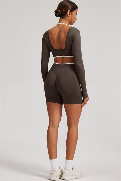 The Elevate Long Sleeve Crop top