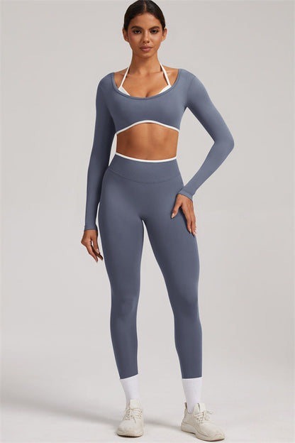 The Elevate New Long Sleeve Crop top
