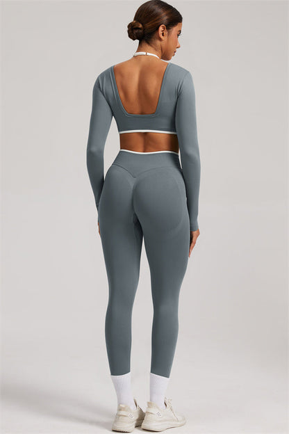 The Elevate Long Sleeve Crop top
