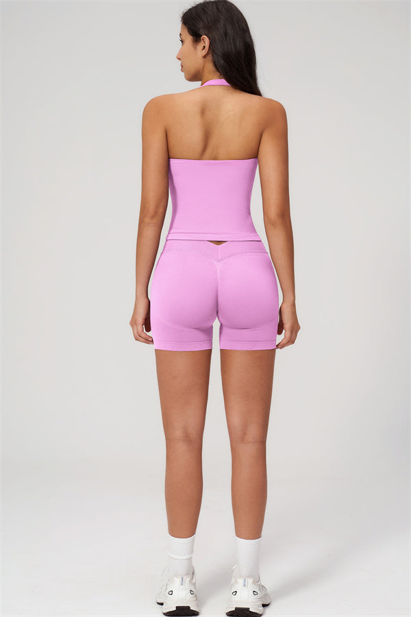 The Empower Halter Crop Top