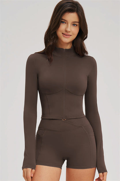 The Sizzle Zip Jacket Shorts 2-Piece Set