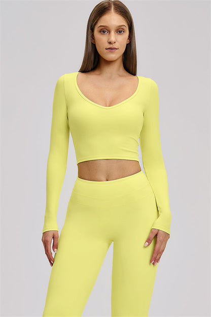 The Stride Long Sleeve T-shirt Flared Leggings 2-Piece Set