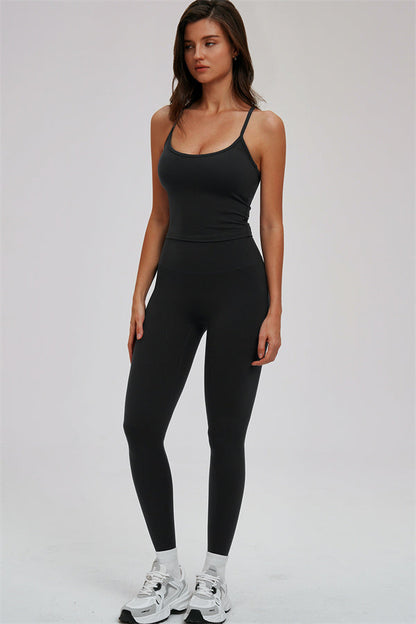The Svelte Cross Back Tank Top Leggings 2-Piece Set