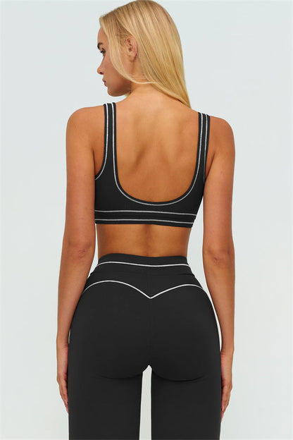 The Amara Sports Bra Flared Leggings 2-Piece Set