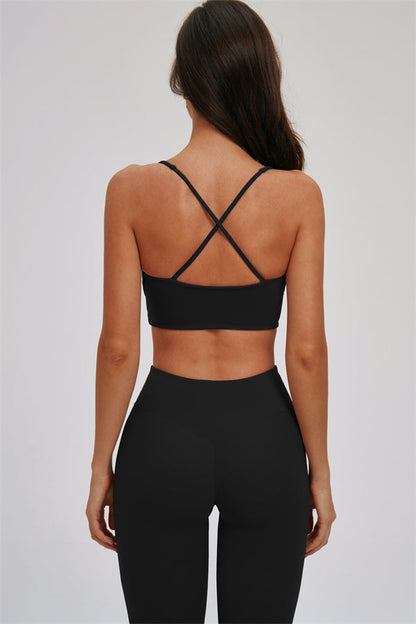 The Kinetic Cross Back Sports Bra Leggings 2-Piece Set