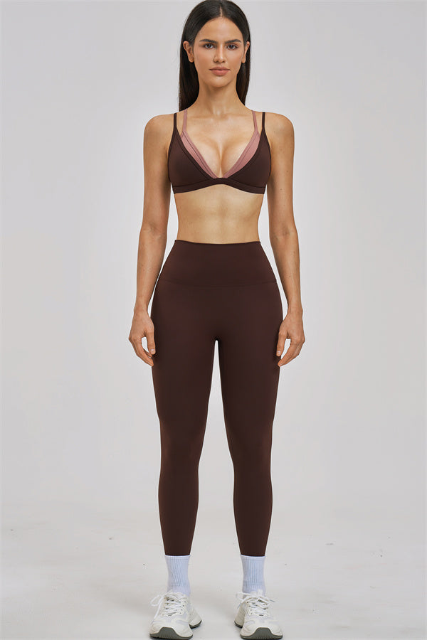 The Seraphine Layered V Sports Bra