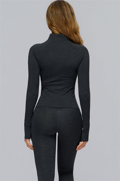 The Radiance Jacket Racerback Sports Bra Leggings 3-Piece Set