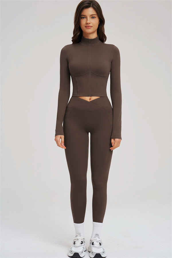 The Sizzle Zip Jacket Leggings 2-Piece Set