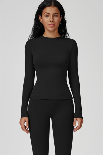 The Oasis Long Sleeve T-shirt Flared Leggings 2-Piece Set