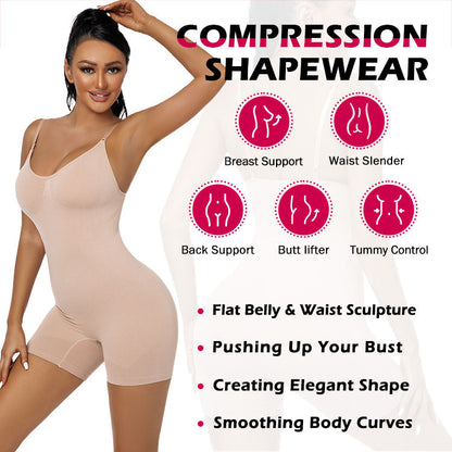 Seamless Tummy Control Butt Lifter Plus Size Body Shaper for Women