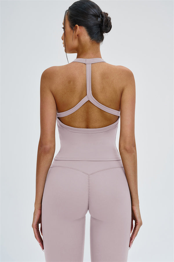 The Slate Y-Back Top