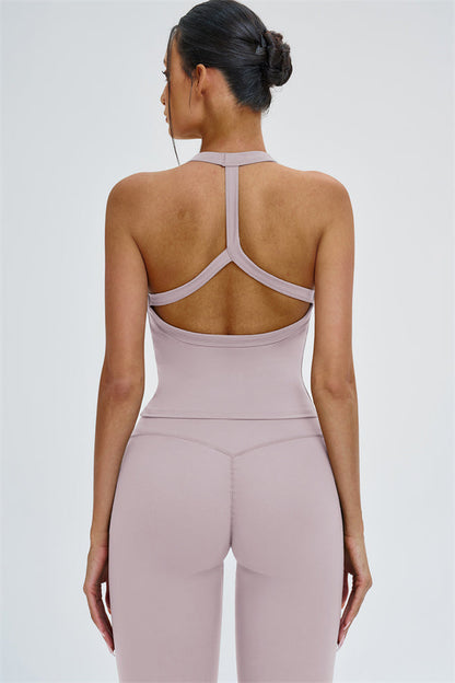 The Slate Y-Back Top