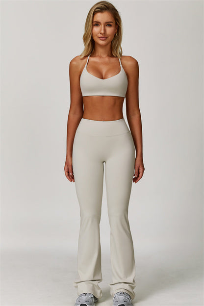 The Refresh Sports Bra Flared Leggings 2-Piece Set