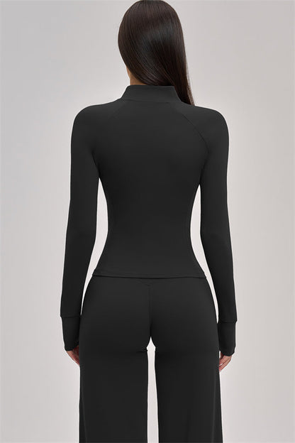 The Swoon Jacket Sports Bra Flared Leggings 3-Piece Set