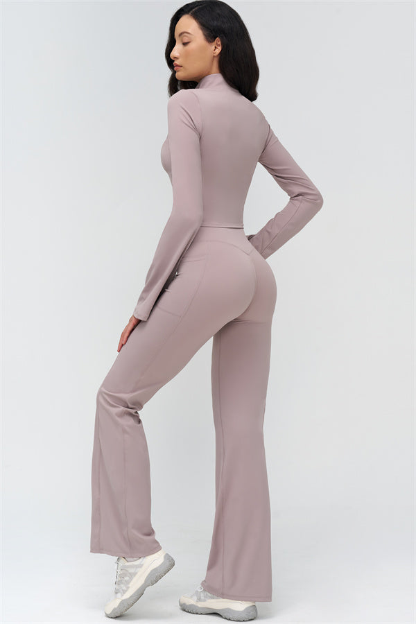 The BoldFit Jacket Flared Leggings 2-Piece Set