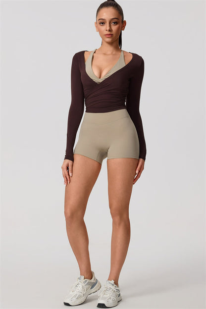 The Lively Long Sleeve Crop Top