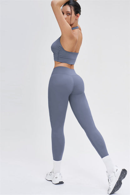 The Stride Crop Top Isabella Leggings 2-Piece Set