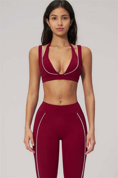 The Clarity Contour Line Sports Bra Leggings 2-Piece Set