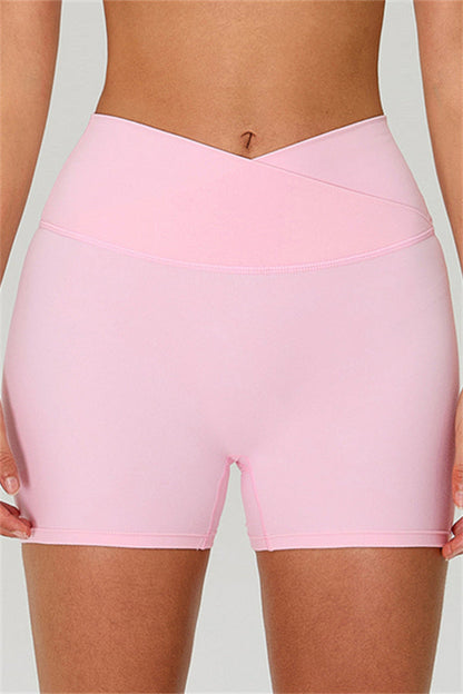 The Jewel Crop Top Crossover Shorts 2-Piece Set