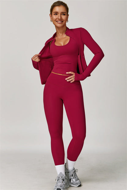 The Surge Halter Crop Top Leggings 2-Piece Set