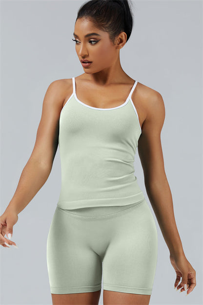 The Elevate New Crop Top Shorts 2-Piece Set