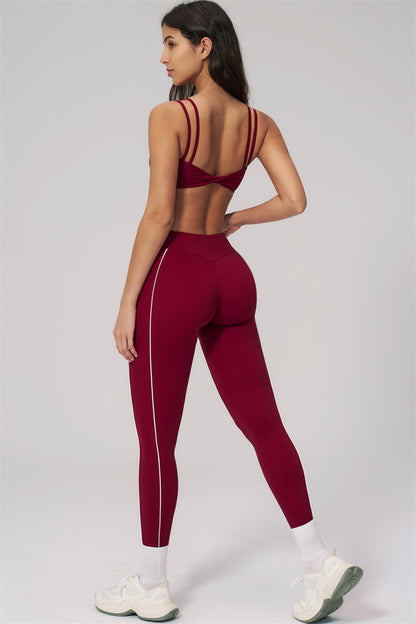 The Clarity Dual Strap Sports Bra Leggings 2-Piece Set