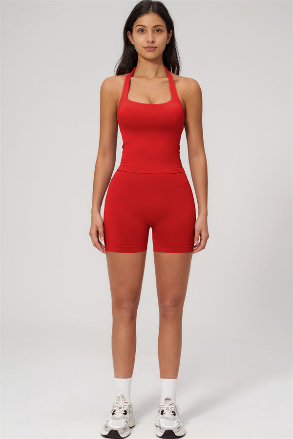 The Empower Halter Crop Top