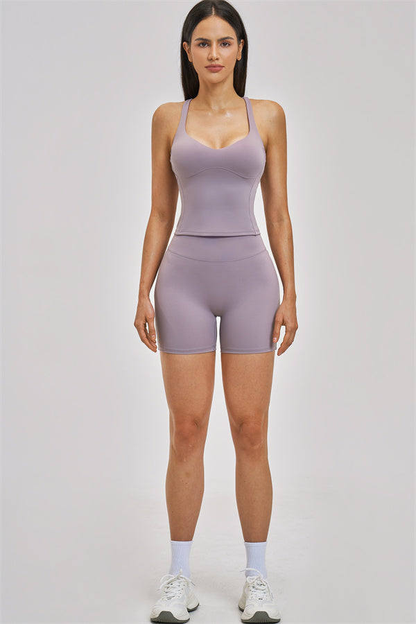 The Zenith Crop Top Shorts 2-Piece Set