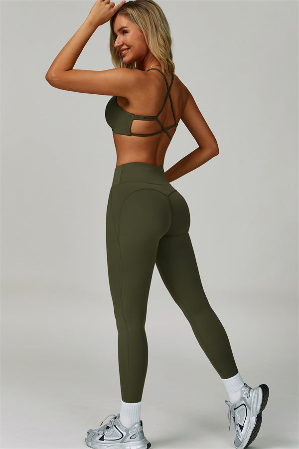 The Bold Cross Back Sports Bra