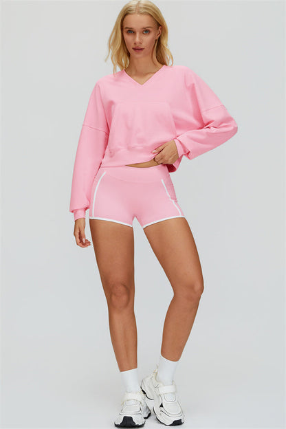 The Whisper V-Neck Hoodie