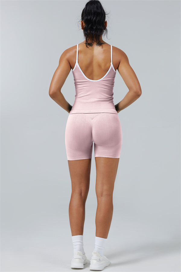 The Elevate Crop Top Shorts 2-Piece Set