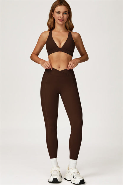 The Glacier Sports Bra Leggings 2-Piece Set