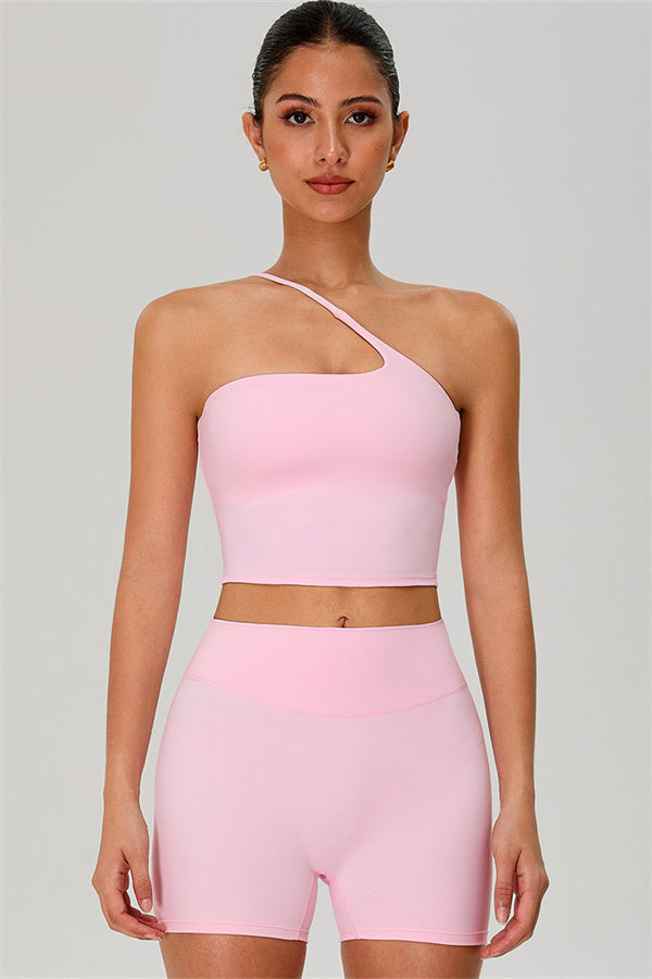 The Jewel One-Shoulder Crop Top