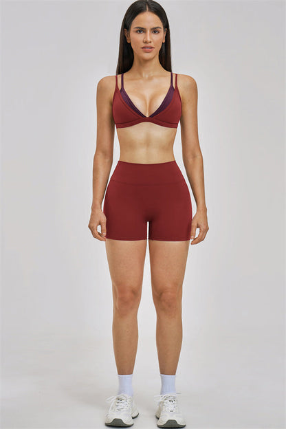 The Seraphine Layered V Sports Bra