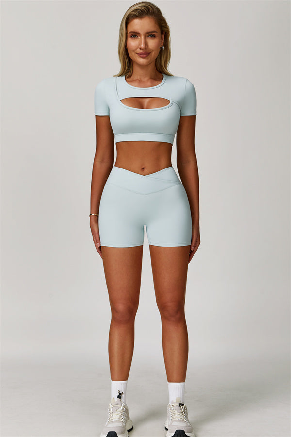 The Lavish Cut-out Crop Top
