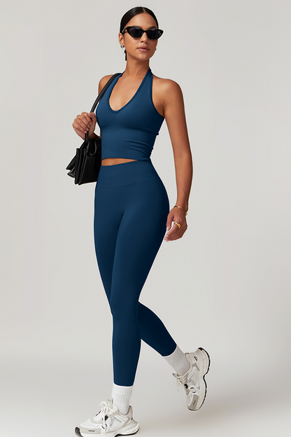 The Delight Halter Top Leggings 2-Piece Set