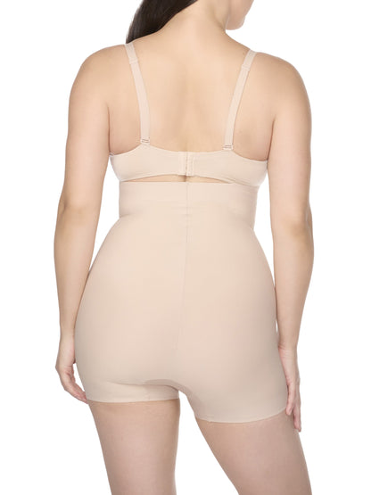 High-Waist Shaping Boyshort with LYCRA FitSense® print technology