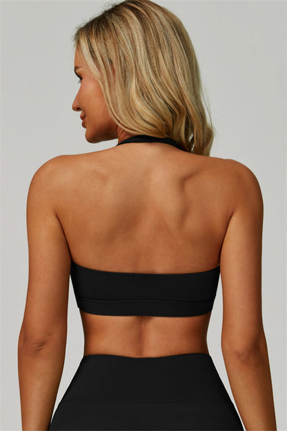 The Bold Halter Sports Bra Shorts 2-Piece Set
