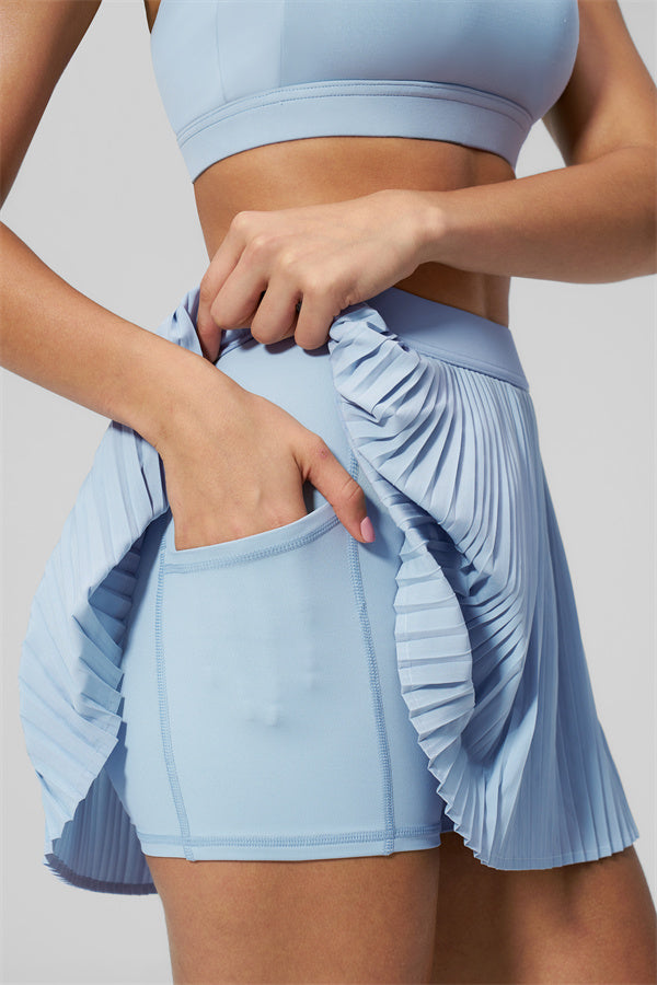 The Balance Sports Bra Tennis Skirt 2-Piece Set