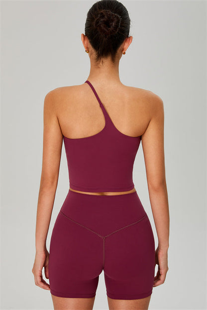 The Jewel One-Shoulder Crop Top