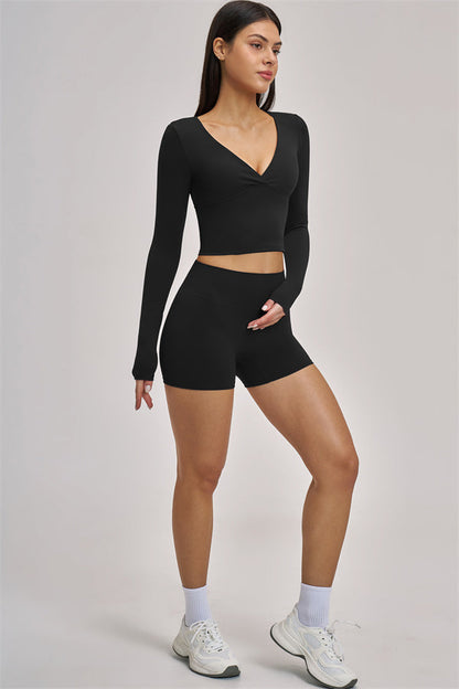 The Swoon Long Sleeve Crop top