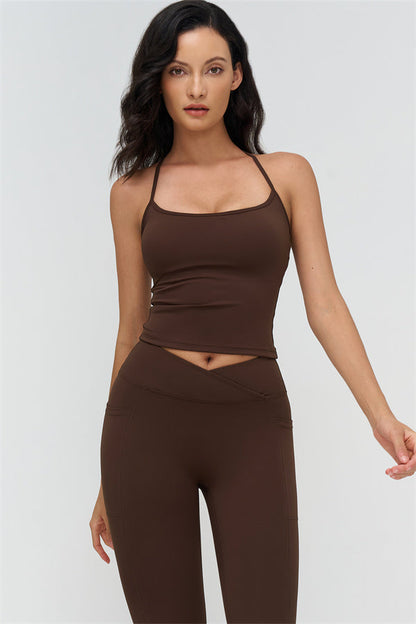 The BoldFit Crop Top Leggings 2-Piece Set