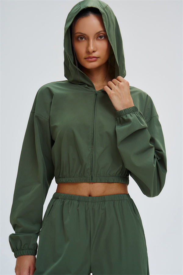 The Svelte UV protection Crop Hoodie
