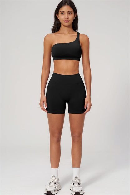 The Empower One-Shoulder Sports Bra
