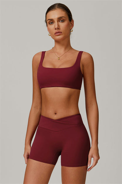 The Halo Sports Bra Shorts 2-Piece Set