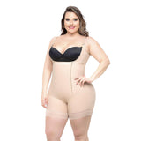 King Mcgreen Star Underwire Bodysuit for Women – Deep V-Neck Backless Shapewear, Stretch Silky Body Shaper