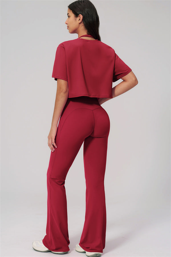 The Bold T-shirt Flared Leggings 2-Piece Set