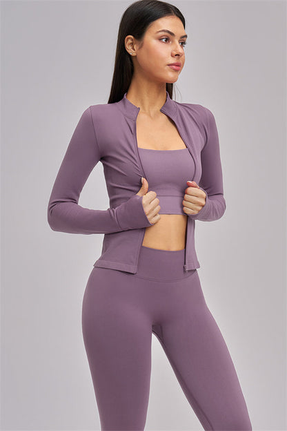 The Vision Jacket Sports Bra Leggings 3-Piece Set