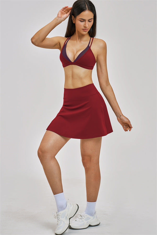 The Seraphine Layered V Sports Bra